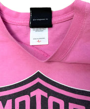 Load image into Gallery viewer, Vintage Cropped Pink Harley Davidson T-Shirt