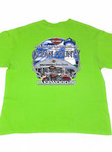 Load image into Gallery viewer, Vintage Harley Davidson of Ocean County T-Shirt - Lime Green