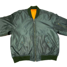 Load image into Gallery viewer, Vintage Bomber Jacket in Olive