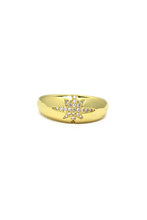 Load image into Gallery viewer, 18k Starburst Ring

