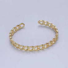 Load image into Gallery viewer, Chain Link Bangle in Gold
