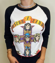 Load image into Gallery viewer, Reworked Vintage Guns N&#39; Roses Raglan T-Shirt
