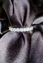 Load image into Gallery viewer, Dainty Round Eternity Ring in Silver
