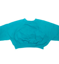 Load image into Gallery viewer, Vintage 80&#39;s G Cropped Sweatshirt - Turquoise
