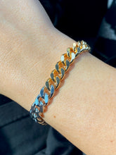 Load image into Gallery viewer, Two Tone Cuban Link Bracelet
