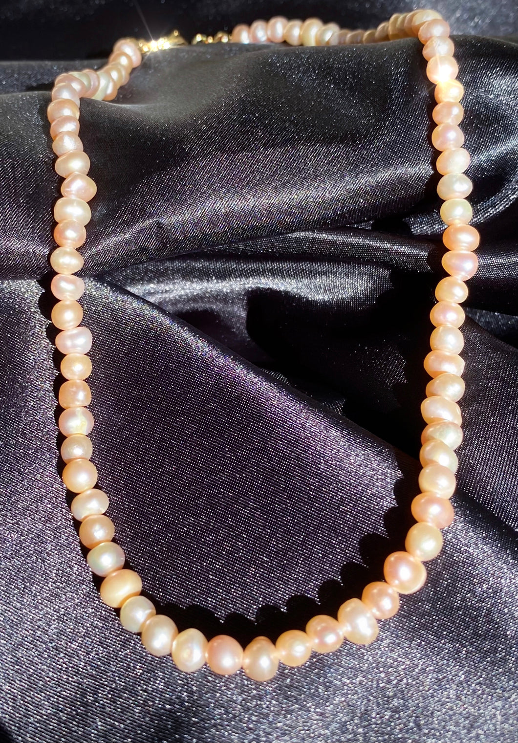 Pink Fresh Water Pearl Choker