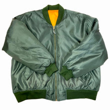 Load image into Gallery viewer, Vintage Bomber Jacket in Olive
